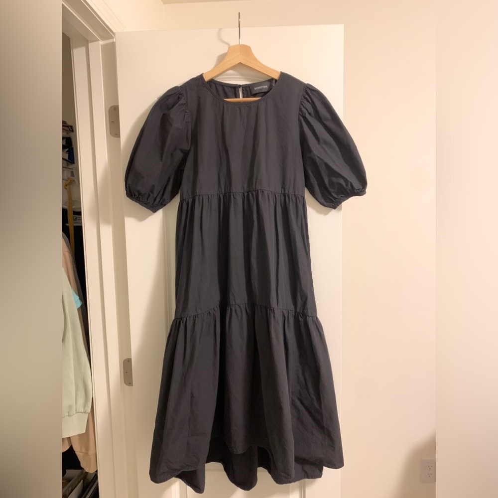 MINKPINK Judy Puff Sleeve Midi Dress size S
